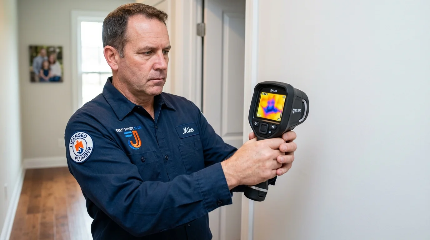 Thermal imaging leak detection by Johns Plumbing LLC in Liberal